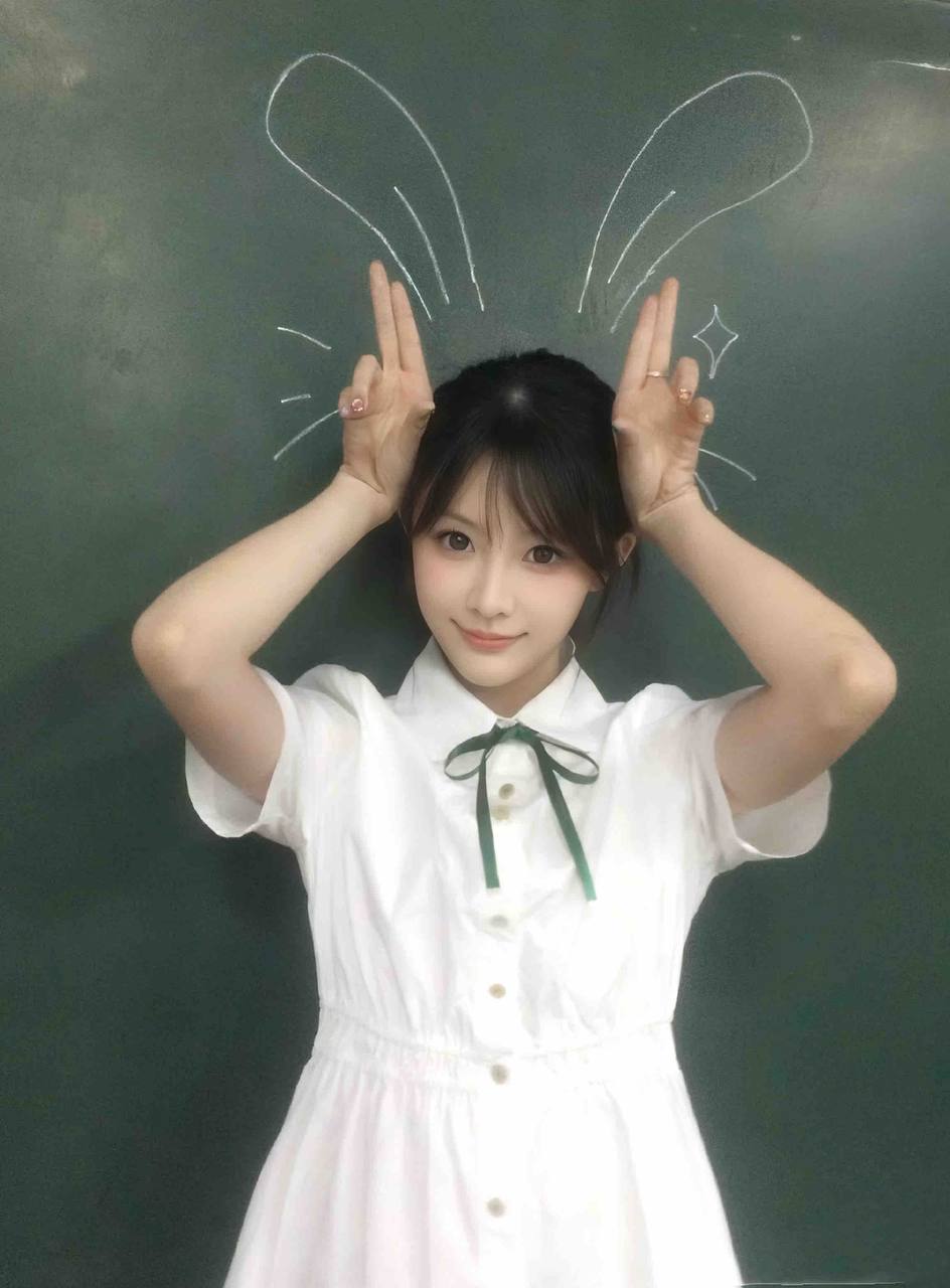 纯欲校园感昕珂