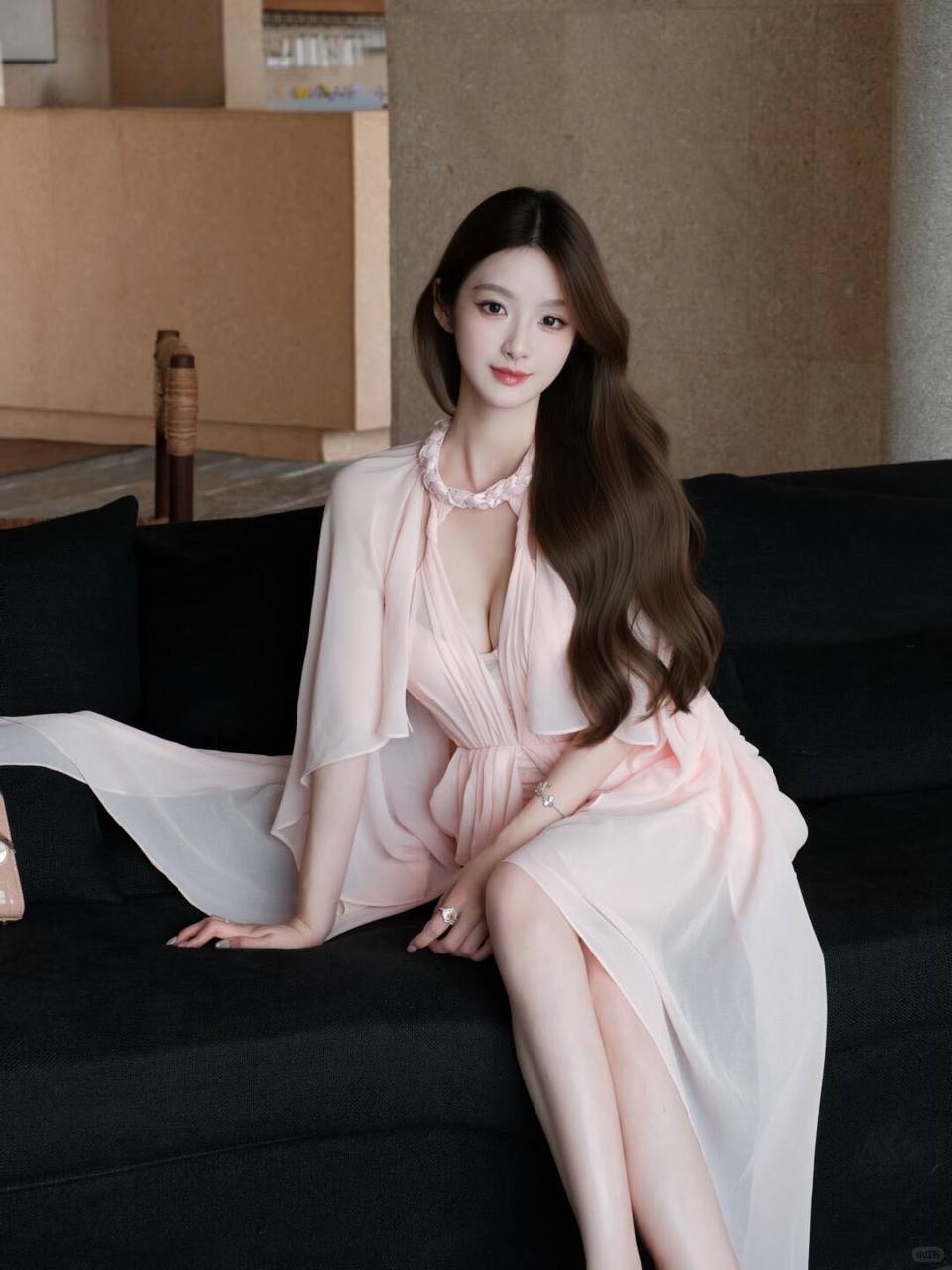 甜美长腿女友Melin