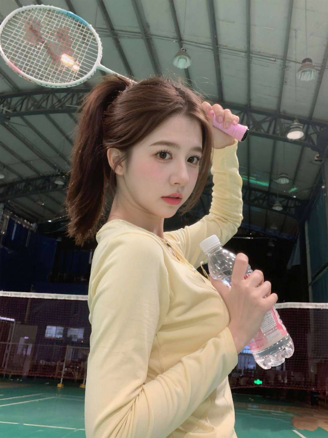 小肉脸少女甜一