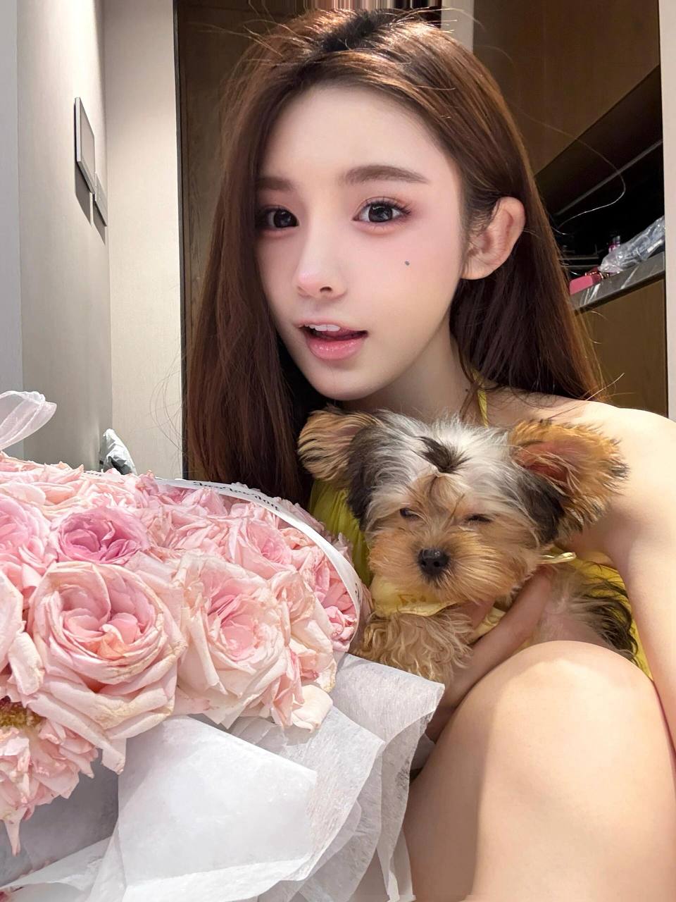 洋气清冷感美少女婧妍