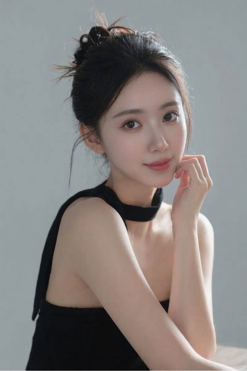 气质干净耐看甜妹小鹿