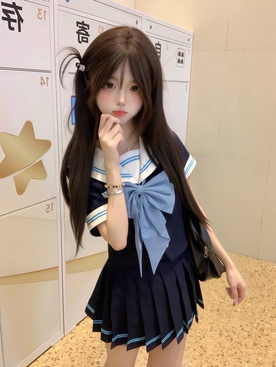 纯白净清秀girl晴伊