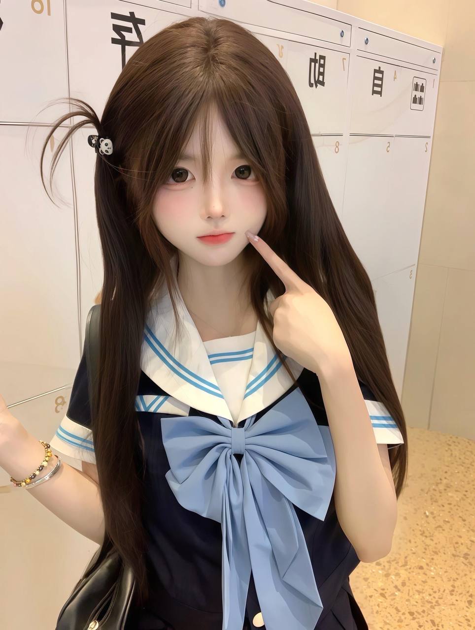 纯白净清秀girl晴伊