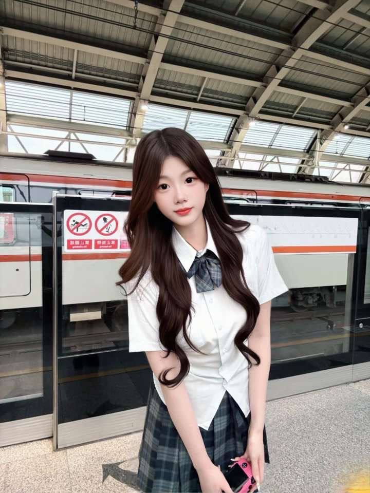 清甜校园系女孩安妍