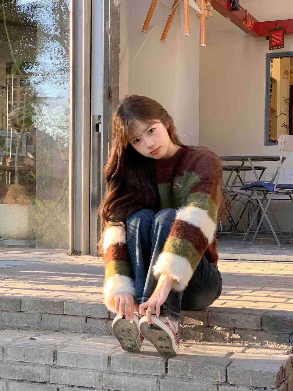 清秀自然脸琦琦