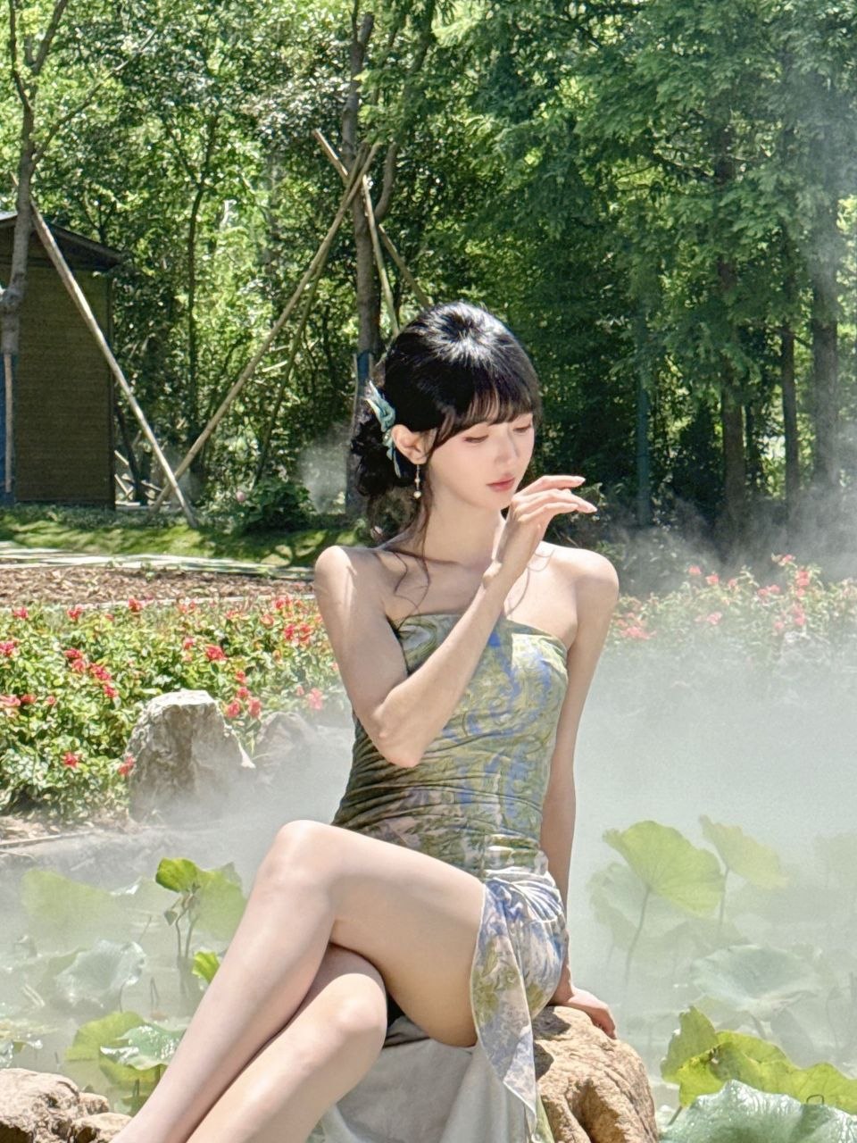修长美腿模特婧琪
