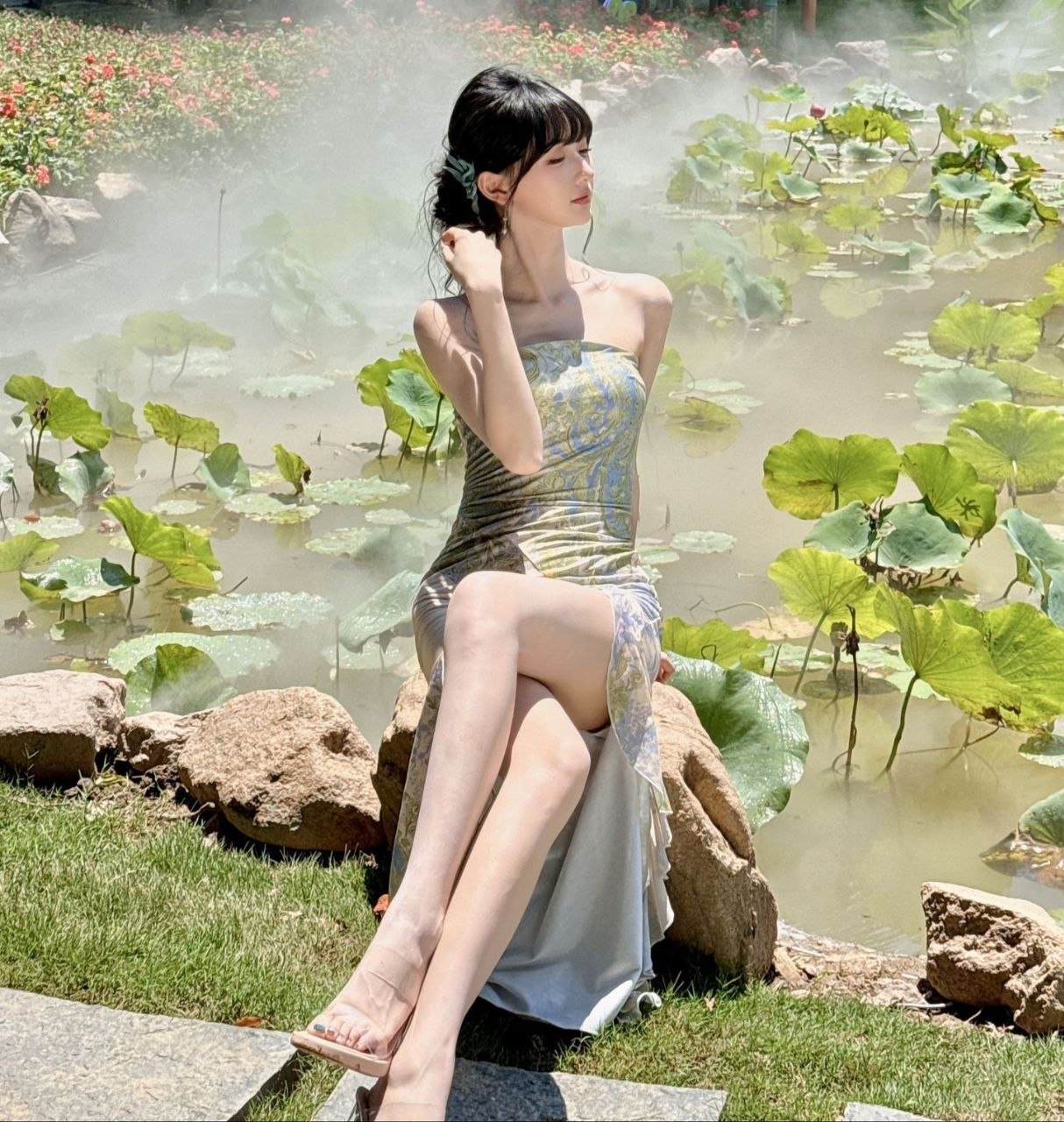 修长美腿模特婧琪
