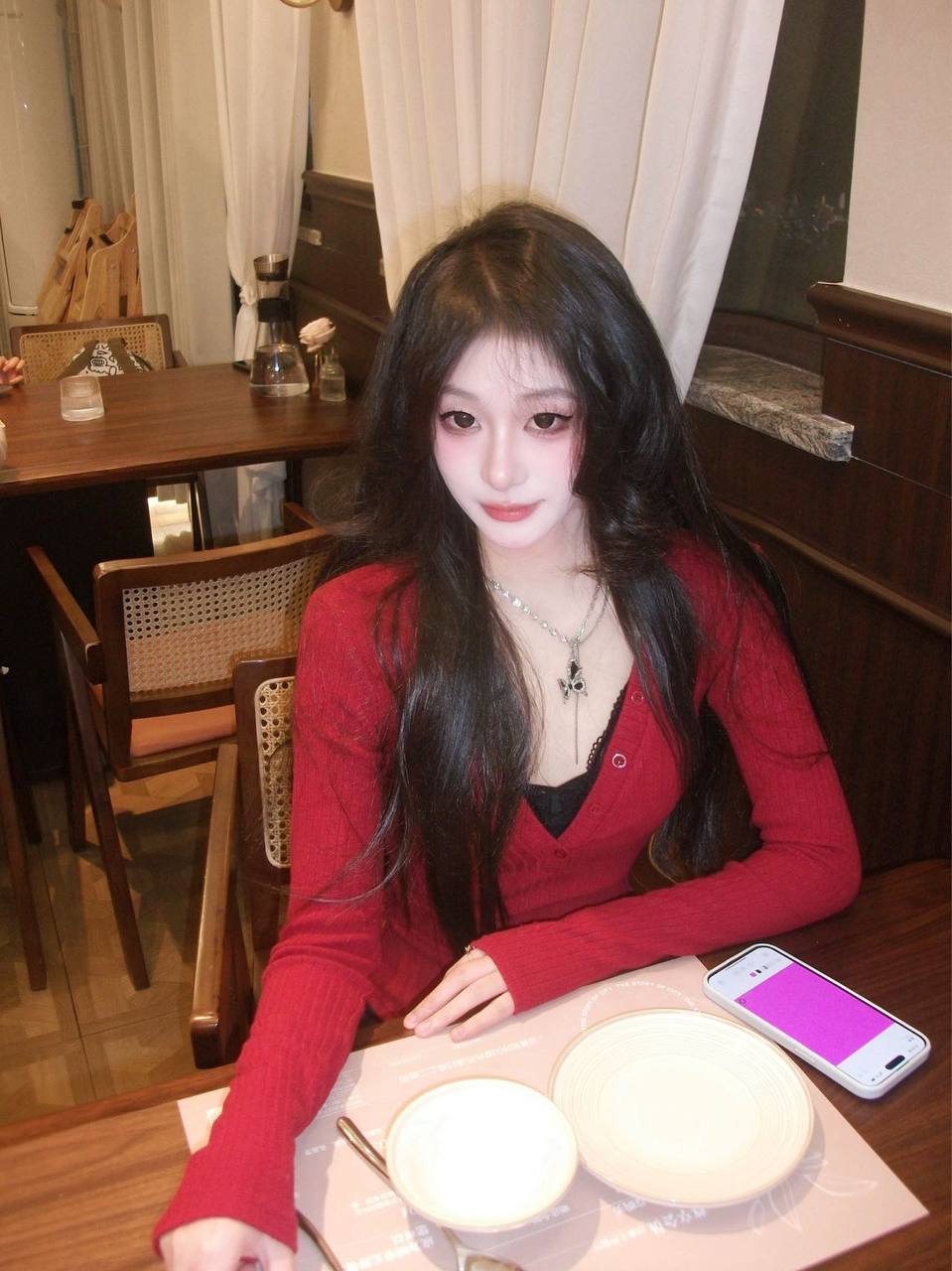 精致妆容纯欲女友Felicia